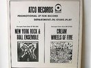 Cream Excerpts from Wheels Of Fire Atco In Store Play white label promo only LP