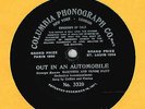 VAUDEVILLE : COLLINS & HARLAN ON COLUMBIA PHONOGRAPH CO 3320 - AUTOMOBILE