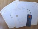 2 one sided test pressings Barclay James Harvest  Early Morning Onwards + letter