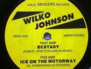 Wilko Johnson : Ice On The Motorway / Ecstasy : Solid Senders 7