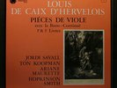(LP)  D'Hervelois: Pieces de Viole  / Jordi Savall / Ton Koopman - ASTREE 7