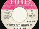 JEAN KING on HBR --DON'T SAY GOODBYE-- northern soul 45 | PROMO | LISTEN