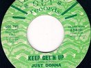  R&B DANCER JUST DONNA Keep get'n up BREAK OUT LISTEN