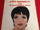VG++ 1981 Liza Minnelli Live at Carnegie Hall Andy Warhol Cover Altel
