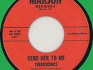 VIBRASONICS Send Her to Me / Don't Go 45rpm Marjon '60s garage punk
