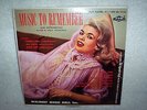MUSIC TO REMEMBER JAYNE MANSFIELD WALDORF MUSIC HALL VINCENT LOPEZ ENOCH LIGHT