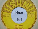 Rockabilly; Edwin Bruce; Doll Baby / Eight Wheel on SUN 626  rare reissue