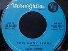 Miles Stone Too Many Tears 45 on Monogram Rare Northern Soul mp3