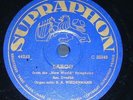 ORGAN 78 rpm RECORD Supraphon B. A. WIEDERMANN Solo LARGO / POEME