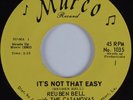 Deep Soul/R&B 45 REUBEN BELL & CASANOVAS It's Not That Easy MURCO HEAR NM/VG++