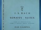 JEAN CHAMPEIL Bach sonates.suites Violin solo VEGA original LP