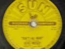 Framed Original Elvis Presley Sun 210 78-Excell Labels-That's All Right-C Photos