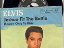 Elvis Presley: Joshua fit the battle. 1966 German Pressing. Rare picture sleve
