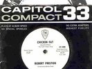 ROBERT PRESTON JFK CHICKEN FAT CAPITOL 1962 DJ EP + INSERT APPLE I-PHONE 5S AD