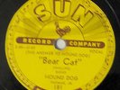 Framed Original Blues 78-Rufus Thomas-Bear Cat (Answer to Hound Dog)-Sun 181