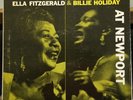 ELLA FITZGERALD & BILLIE HOLIDAY at newport LP VG+ MG VS 6022 Stereo 1958 Verve