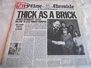 JETHRO TULL   THICK AS A BRICK ** 1972 UK 1st CHRYSALIS LP NEWSPAPER SLV. ISLAND