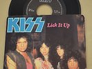 KISS- Lick it up - Canada   Single 7 inch 45s