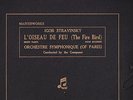 Album 78 Tours Igor STRAVINSKY L'oiseau de feu