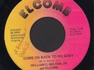 WILLIAM C BELTON Come Back To Me Baby RARE VIRGINIA FUNK/SOUL 45 Listen