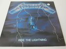Metallica Ride The Lightning MRI769 Megaforce Records 1st Press With Misprint