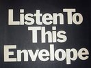 BEATLES  JOHN LENNON  LISTEN TO THIS ENVELOPE 1974 PRESS KIT W PROMOTIONAL ITEMS