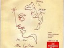 CHRISTIAN CHEVALLIER FICTION FRENCH ORIG EP COVER JEAN COCTEAU