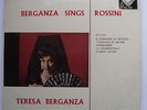 SXL 2132 - TERESA BERGANZA SINGS ROSSINI - WIDEBAND 1st - Ex Con LP Record