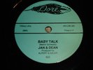 Jukebox 78rpm JAN & DEAN Baby Talk : ROCK & ROLL Vinyl Reproduction record