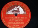 STRING 2 x 78 rpm RECORDS VsA BUSCH STRING QUARTET Cuarteto Op. 95 BEETHOVEN
