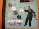 LOUIS ARMSTRONG Triple 78 rpm Records Booklet All Stars with Jack Teagarden jazz