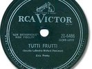 ELVIS PRESLEY Rock'n Roll 78 RPM Record. Tutti Frutti. RCA Victor 20-6466
