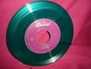 The Beach Boys Santa's Beard / Merry Christmas Baby GREEN 45 RPM Vinyl