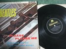 BEATLES Please Please Me Mono LP Early Yellow Parlophone with 33 1/3 RPM label
