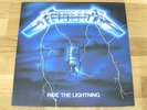 METALLICA Ride The Lightning LP Erstpressung (1984) + Tour Sheet 1986