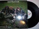 DESTRUCTION  Sentence Of Death  1985 MetalBlade LP VG++ IN SHRINK