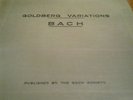 BACH GOLDBERG VARIATIONS PUBLISHE BY THE BACH SOCIETY SIGNED EDITION NO 265 MINT