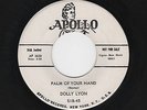 '57 R&B Gal POPCORN DOLLY LYON Palm Of Your Hand/Call Me Darling APOLLO M- HEAR
