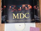MDC Millions Of Damn Christians LP RARE TEST PRESS 1987 kbd dri kaos bags germs