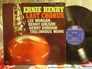 ERNIE HENRY - Last Chorus LP RIVERSIDE RLP 12-266 DG ORIGINAL JAZZ