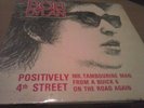 Bob Dylan -Spain EP w/PS EX/EX Positively 4th/Tambourine/Buick 6 CBS EP 6210