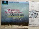 SAX 2441 KLEMPERER MAHLER 4 UK 1962 FIRST ISSUE LP NM