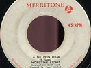 Hopeton Lewis - A De Pon Dem / Don't Cry JA orig Merritone 7