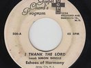 Black Gospel 45 - Echoes Of Harmony - I Thank The Lord - GCP - mp3