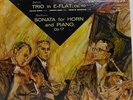 LP BRAHMS TRIO IN E FLAT BEETHOVEN SONATA HORN  PIANO OP. 17 BABIN EGER SZERYNG