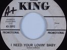 R&B Doo Wop Rocker 45 FIVE ROYALS I Need Your Lovin' Baby KING HEAR dj copy