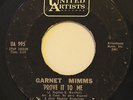 NORTHERN 45-GARNET MIMMS-PROVE IT TO ME / I'LL TAKE GOOD CARE OF YOU on UNITED A