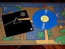 Pink Floyd Dark Side of the Moon BLUE MARBLE Vinyl & Huge Poster Quadraphonic SQ