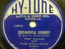BING WILLIAMS 78 Sentimental Journey 1940's Jazz R&B Blues 10