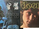 The DOORS ABSOLUTELY LIVE EKS 9002 ORIGINAL and Self Titled EKS 74007 lot